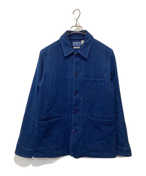 BLUE BLUE（ブルーブルー）BLUE BLUE (ブルーブルー) 刺し子カバーオール インディゴ サイズ:3の古着・服飾アイテム