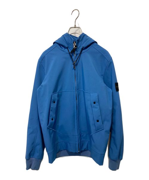 STONE ISLAND（ストーンアイランド）STONE ISLAND (ストーンアイランド) SOFT SHELL R JACKET スカイブルー サイズ:Ⅿの古着・服飾アイテム