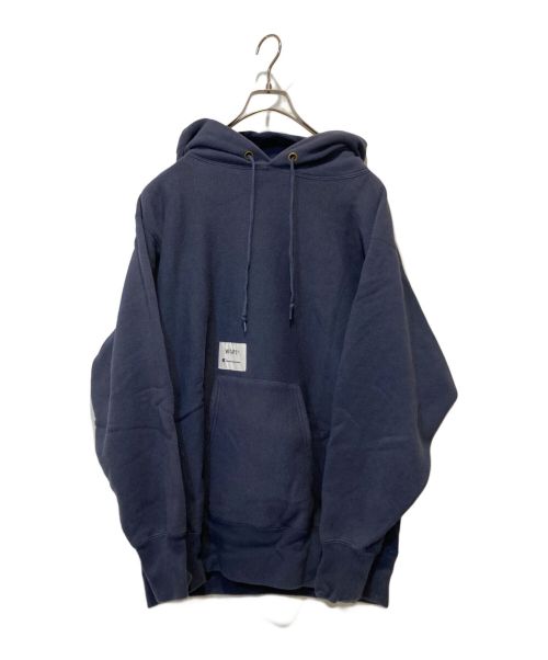 WTAPS（ダブルタップス）WTAPS (ダブルタップス) Champion (チャンピオン) REVERSE WEAVE HOODED SWEATSHIRT ネイビー サイズ:Ⅿの古着・服飾アイテム