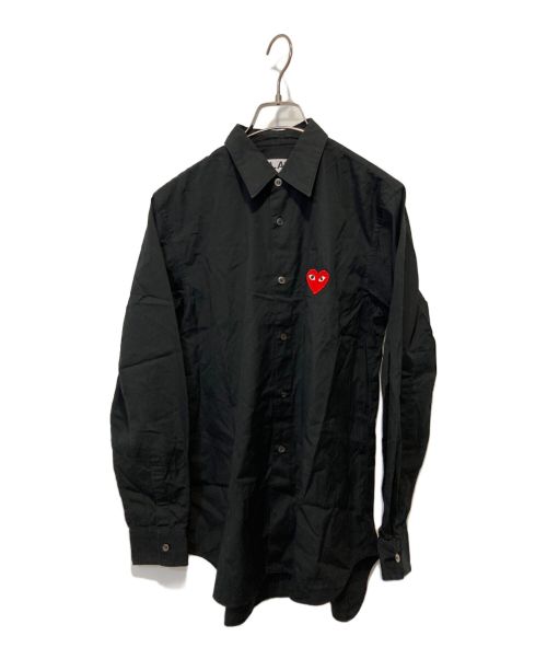 PLAY COMME des GARCONS（プレイ コムデギャルソン）PLAY COMME des GARCONS (プレイ コムデギャルソン) 長袖シャツ ブラック サイズ:Sの古着・服飾アイテム