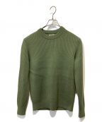 AURALEEオーラリー）の古着「WOOL CASHMERE RIB KNIT」｜グリーン