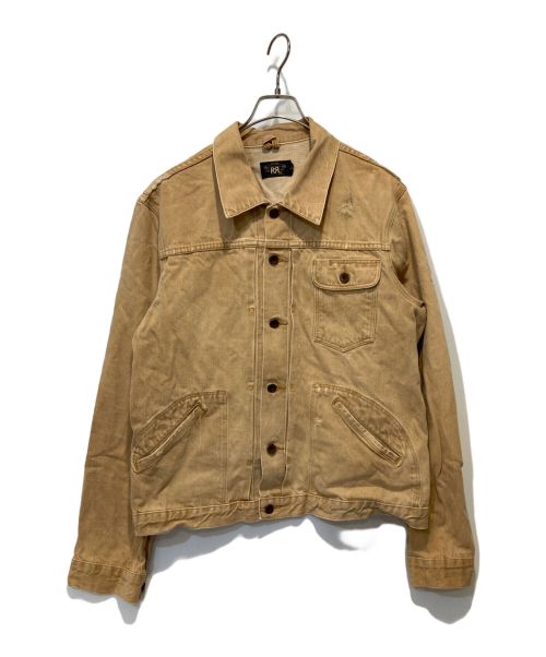 RRL（ダブルアールエル）RRL (ダブルアールエル) トラッカージャケット ベージュ サイズ:XLの古着・服飾アイテム