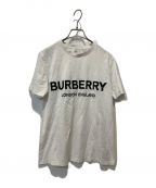 BURBERRYバーバリー）の古着「ロゴプリントTシャツ」｜ホワイト