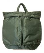 PORTERポーター）の古着「NEW TANKER 2WAY HELMET BAG」｜グリーン