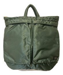 PORTER（ポーター）の古着「NEW TANKER 2WAY HELMET BAG」｜グリーン