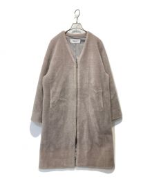 SOEJU（ソージュ）の古着「wool boa zip coat」｜グレー