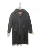 DIESELディーゼル）の古着「D-Roku-Long Car Coat」｜ブラック