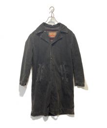 DIESEL（ディーゼル）の古着「D-Roku-Long Car Coat」｜ブラック