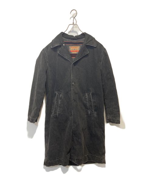 DIESEL（ディーゼル）DIESEL (ディーゼル) D-Roku-Long Car Coat ブラック サイズ:Sの古着・服飾アイテム