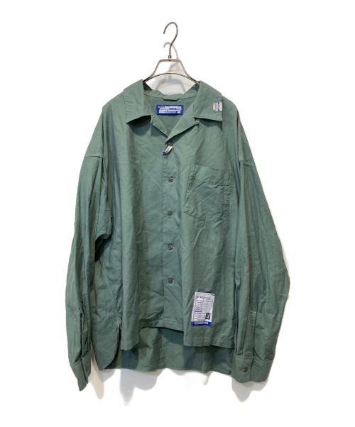 MIHARA YASUHIRO（ミハラヤスヒロ）MIHARA YASUHIRO (ミハラヤスヒロ) Long-Sleeve Oxford Shirt グリーン サイズ:46の古着・服飾アイテム