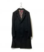 Paul Smith Londonポールスミスロンドン）の古着「BEAVER MELTON CHESTER COAT」｜ブラック