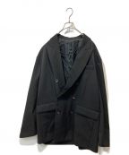 steinシュタイン）の古着「OVERSIZED DOUBLE BREASTED JACKET」｜ブラック