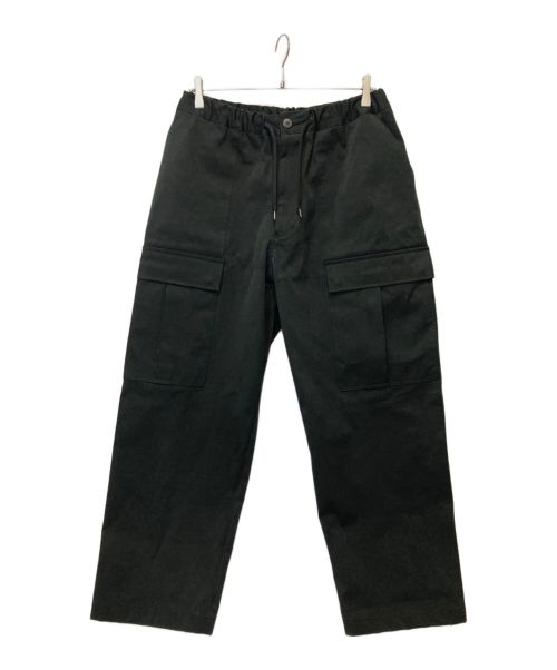 kontor（コントール）KONTOR (コントール) WIDE CARGO PANTS ブラック サイズ:3の古着・服飾アイテム