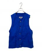 Engineered Garmentsエンジニアド ガーメンツ）の古着「WORKADAY Engineer Vest Lexington Poplin」｜ブルー