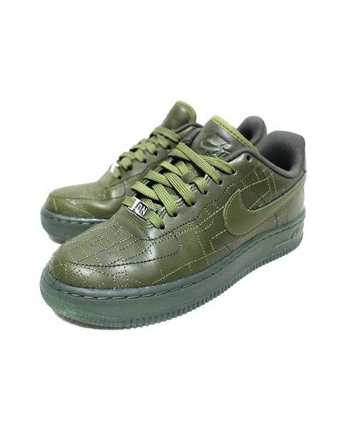 中古 古着通販 Nike ナイキ 刺繍ローカットスニーカー カーキ サイズ 23 301air Force 1 City Collection ブランド 古着通販 トレファク公式 Trefac Fashion