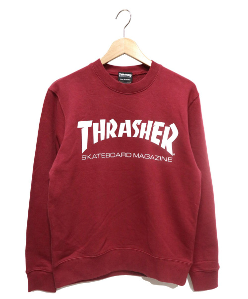 中古 古着通販 Thrasher スラッシャー ロゴスウェット ボルドー サイズ S ブランド 古着通販 トレファク公式 Trefac Fashion