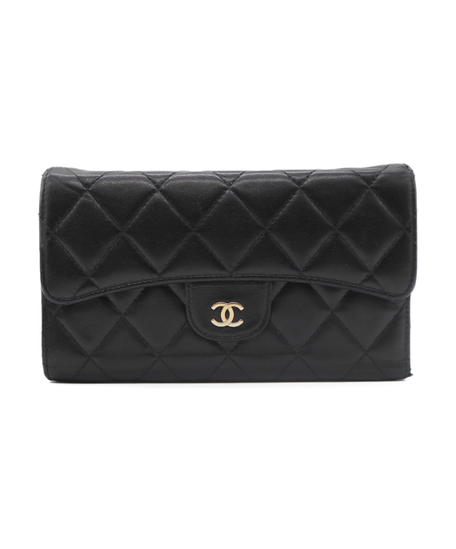 90%OFF!】-正規品 美品 CHANEL シャネル マトラッセ •ピンク 三つ折り