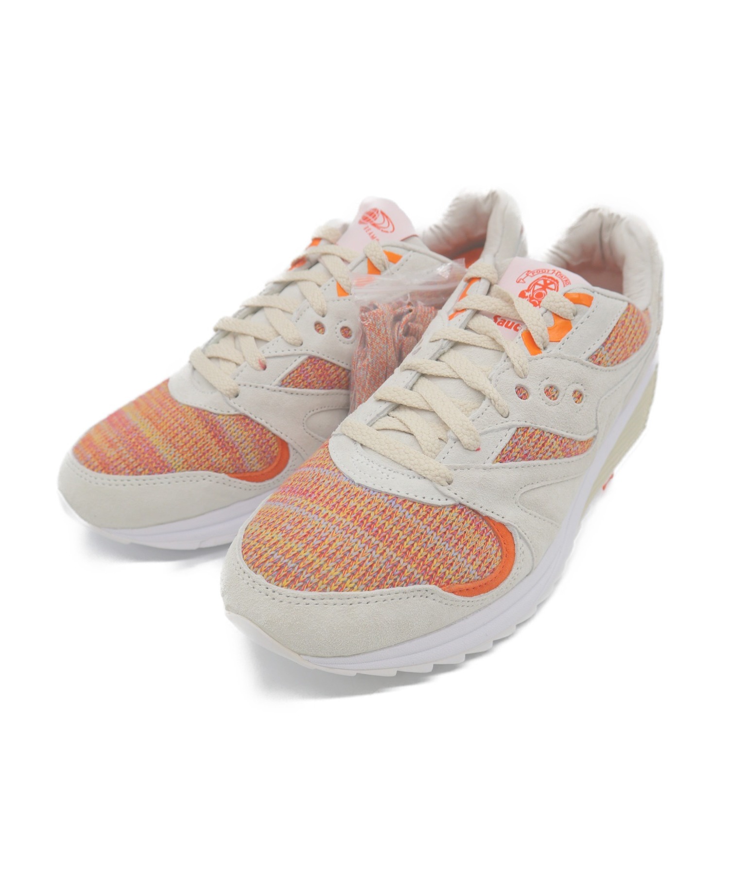 中古 古着通販 Saucony Beams サッカニー ビームス Grid8000ローカットスニーカー アイボリー オレンジ サイズ 10 Footpatrol Saucony Beams ブランド 古着通販 トレファク公式 Trefac Fashion