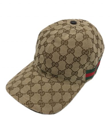 【中古・古着通販】GUCCI (グッチ) GGロゴ ベースボールキャップ