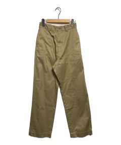 YLEVE FINX COTTON CHINO WIDE TR 定価35，200円 ネイビー 168-9240506