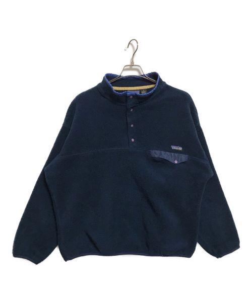 Patagonia（パタゴニア）Patagonia (パタゴニア) フリースハーフスナップジャケット ネイビー サイズ:XLの古着・服飾アイテム