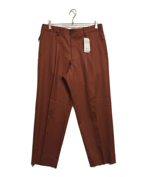 allery（アレリー）allery (アレリー) Solid Slacks リラックス ブラウン サイズ:L 未使用品の古着・服飾アイテム