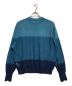 TTT MSW (ティー) GRADATION KNIT CARDIGAN ブルー サイズ:M：6000円