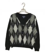 thisisneverthatディスイズネバーザット）の古着「ARGYLE CARDIGAN」｜ブラック×グレー