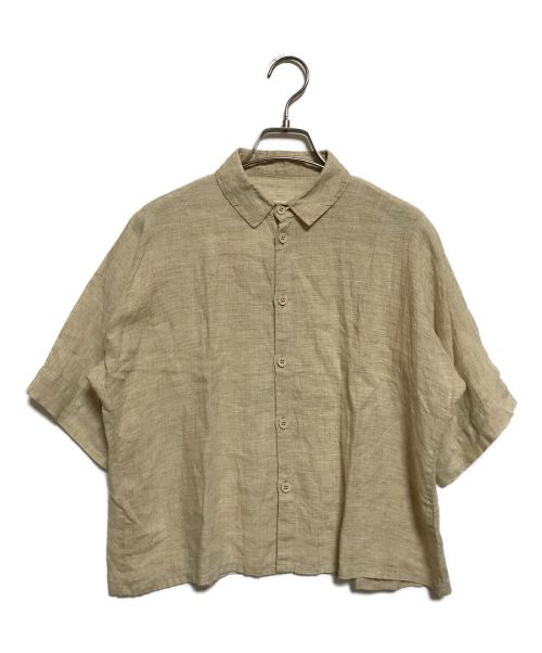 toogood（トゥーグッド）toogood (トゥーグッド) THE GARDENER SHIRT SHORT ベージュの古着・服飾アイテム