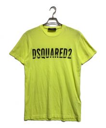 DSQUARED2（ディースクエアード）の古着「プリントカットソー」｜イエロー