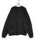 genzai (ゲンザイ) genzai Chenille Sweat ブラック サイズ:XL 未使用品：5800円