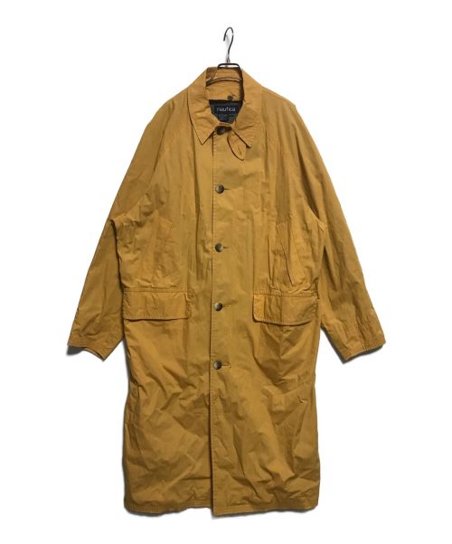NAUTICA（ノーティカ）NAUTICA (ノーティカ) 【古着】90‘Sロングコート イエロー サイズ:XLの古着・服飾アイテム