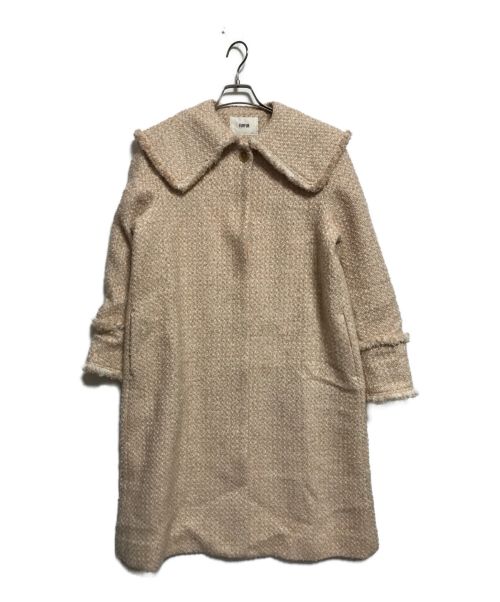 furfur（ファーファー）furfur (ファーファー) ビックカラーツイードコート ピンク サイズ:FREEの古着・服飾アイテム