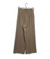 Edition (エディション) WOOL MOHAIR SLACKS ブラウン サイズ:34：7000円