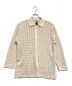 BATONER（バトナ―）の古着「SUMMER KNIT POLO COLLAR CARDIGAN」｜ベージュ