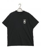 stussyステューシー）の古着「プリントTシャツ」｜ブラック