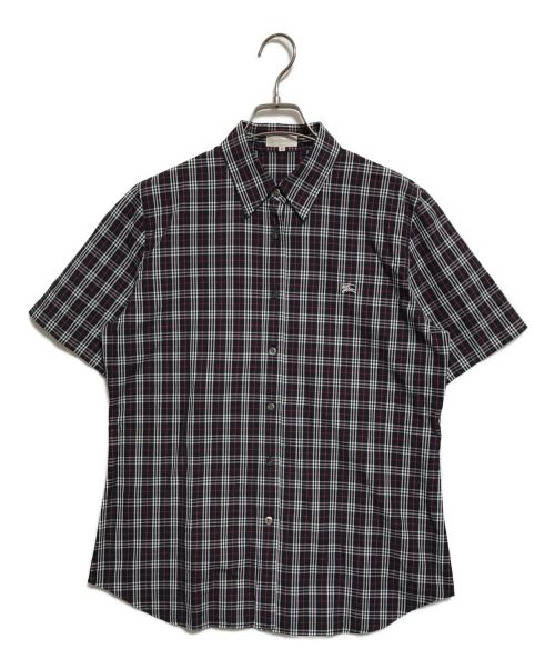 Burberry's（バーバリーズ）Burberry's (バーバリーズ) チェックシャツ ネイビー サイズ:SIZE42の古着・服飾アイテム