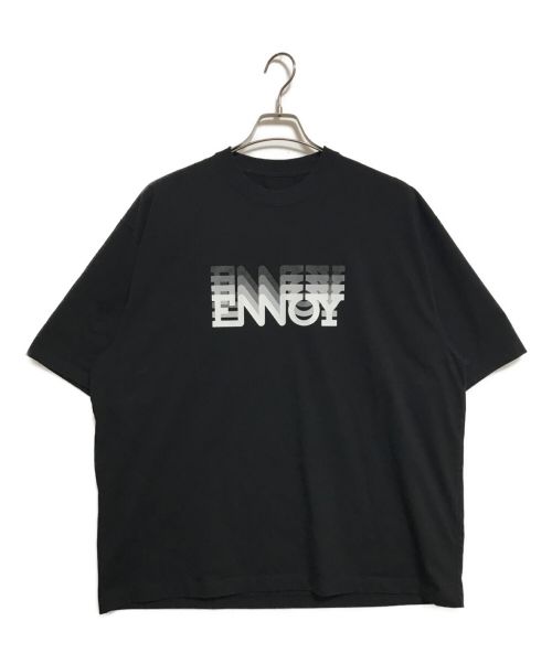 ENNOY（エンノイ）ENNOY (エンノイ) グラデーションTEE ブラック サイズ:XLの古着・服飾アイテム