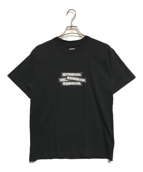 NEIGHBORHOOD（ネイバーフッド）NEIGHBORHOOD (ネイバーフッド) プリントTシャツ ブラック サイズ:Sの古着・服飾アイテム