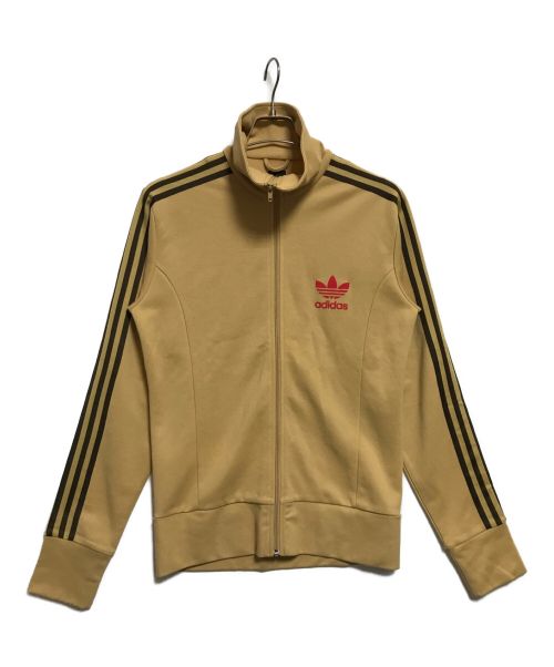 adidas（アディダス）adidas (アディダス) トラックジャケット ベージュ×ピンク サイズ:Lの古着・服飾アイテム