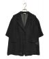 CLANE（クラネ）の古着「MESH HALF SLEEVE JACKET」｜ブラック