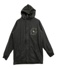 stussy（ステューシー）の古着「ウールフーデッドコート」｜グレー