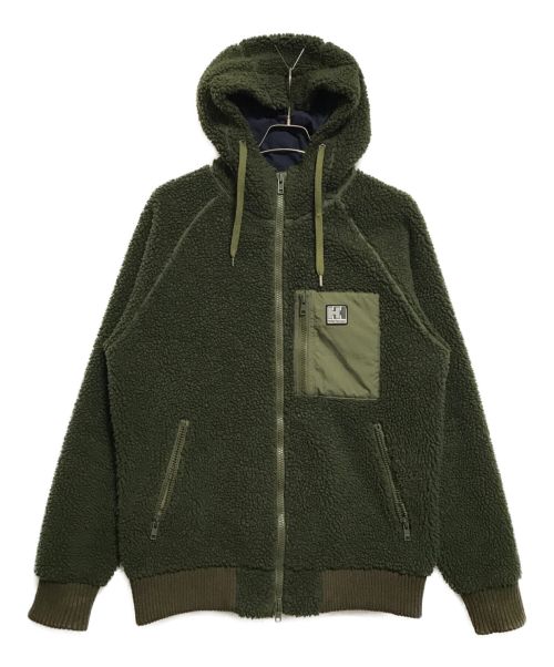 HELLY HANSEN（ヘリーハンセン）HELLY HANSEN (ヘリーハンセン) FIBERPILE THERMO HOODIE グリーン サイズ:XLの古着・服飾アイテム