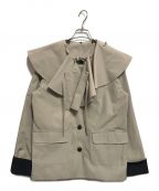 rosy monsterロージーモンスター）の古着「elizabeth collar short trench coat」｜ベージュ