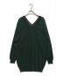 6(ROKU) BEAUTY&YOUTH (ロク ビューティーアンドユース) OVER V NECK KNIT グリーン サイズ:なし(下記参照)：4800円