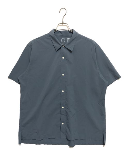 山と道（ヤマトミチ）山と道 (ヤマトミチ) Bamboo Short Sleeve Shirt ブルー サイズ:XLの古着・服飾アイテム