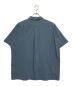 山と道 (ヤマトミチ) Bamboo Short Sleeve Shirt ブルー サイズ:XL：7800円