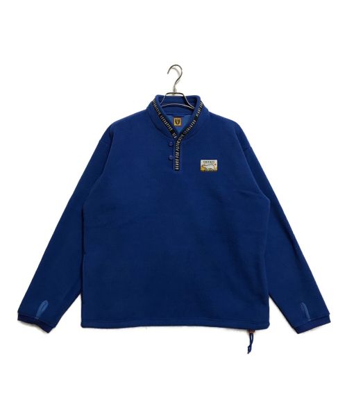 HUMAN MADE（ヒューマンメイド）HUMAN MADE (ヒューマンメイド) FLEECE STAND COLLAR PULLOVER ブルー サイズ:Lの古着・服飾アイテム