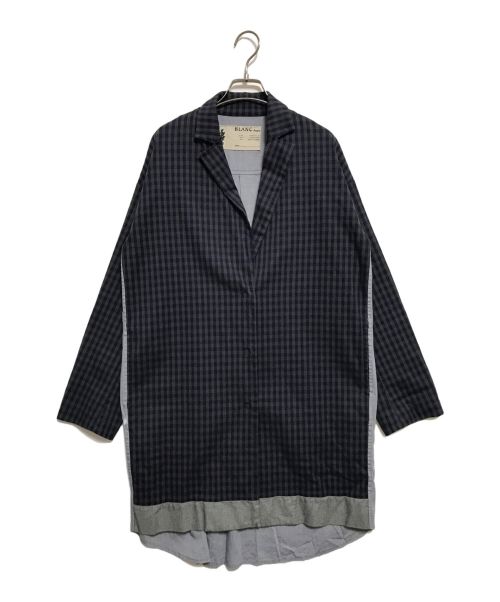 blanc basque（ブランバスク）BLANC basque (ブランバスク) チェックコート ネイビー サイズ:なしの古着・服飾アイテム