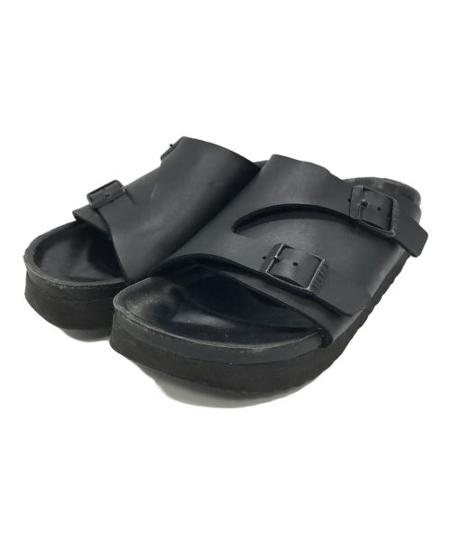 BIRKENSTOCK（ビルケンシュトック）BIRKENSTOCK (ビルケンシュトック) Zurich Natural Leather ブラック サイズ:23.5cmの古着・服飾アイテム